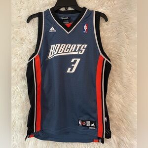 Charlotte Bobcats Gerald Wallace #3 Adidas Youth Jersey-Large (14-16):Length +2